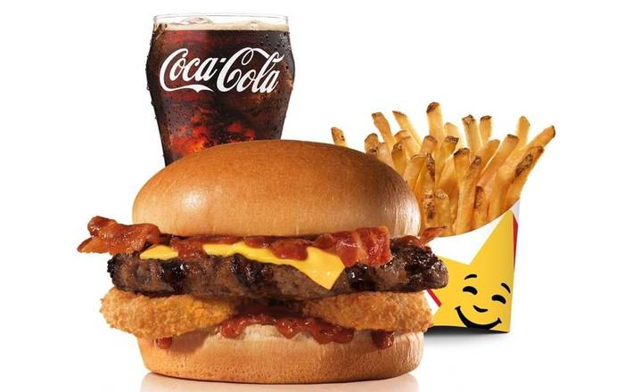 Western Bacon Big Angus Burger Combo