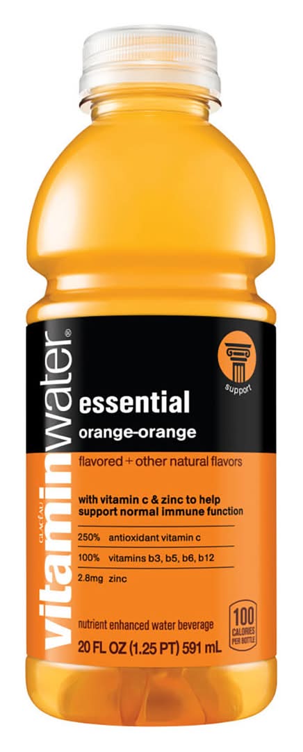 Vitaminwater Essential Orange-Orange Drink 20 Oz