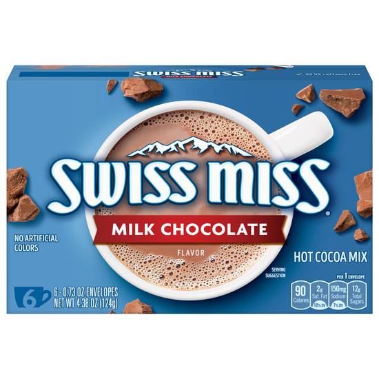 Swiss Miss Milk Chocolate Hot Cocoa Mix (6 ct, 0.73 oz)