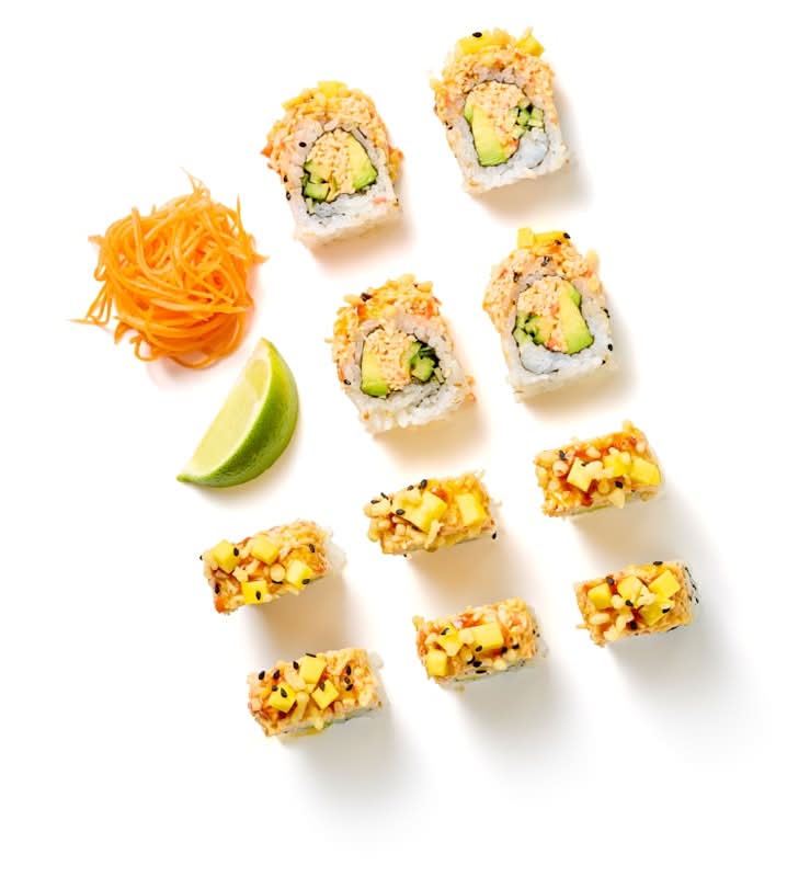 Mango Crunchy Dragon Sushi Roll