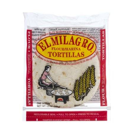 El Milagro - 6" Flour Tortilla - 12 ct (12 Units)