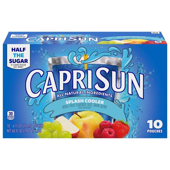 Capri Sun Splash Cooler Juice Drink Blend (10 pack, 6 fl oz)