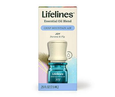 Lifelines Crisp Mountain Air: Joy Essential Oil Blend, 0.25 Oz.