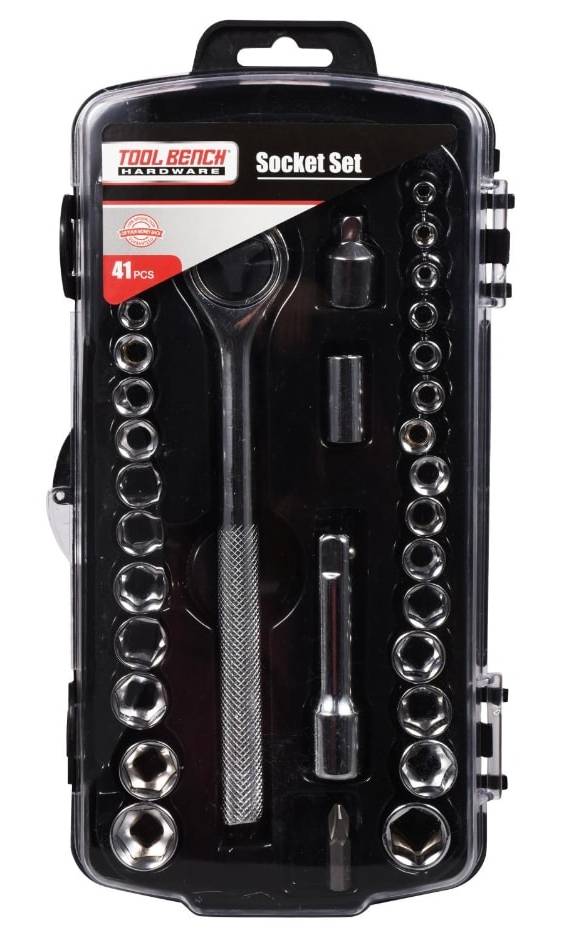 Tool Bench Hardware Socket Sets (41 ct)