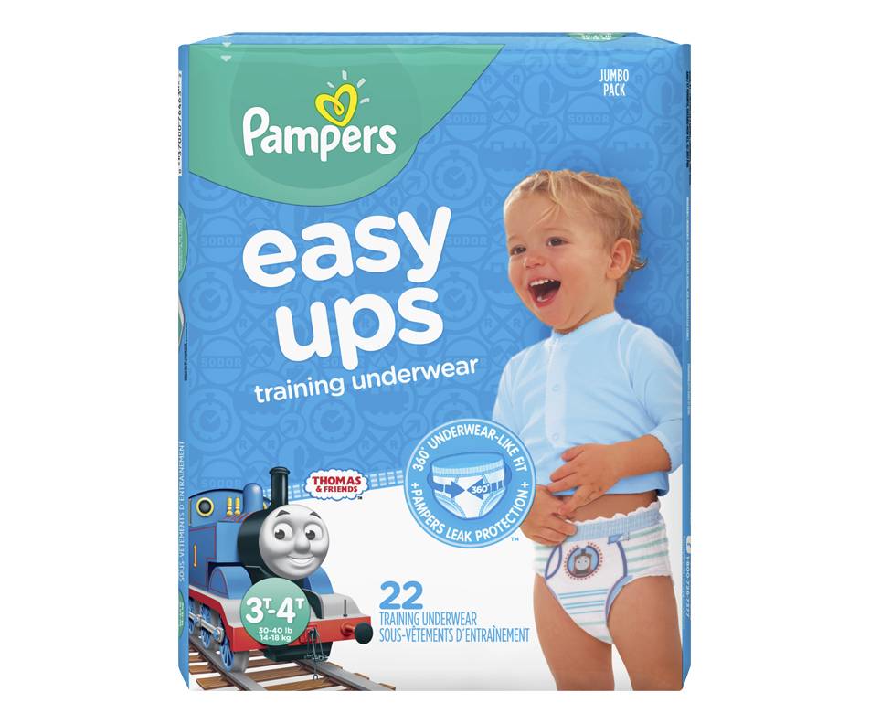 Pampers Easy Ups Training Underwear For Boys (22 units, size 5, 3t-4t)