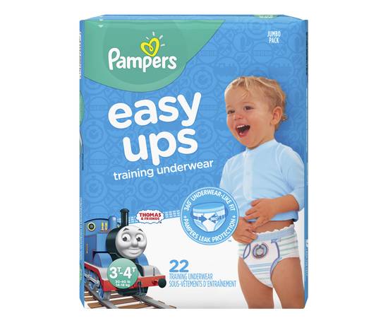 Pampers Easy Ups Training Underwear For Boys (22 units, size 5, 3t-4t)