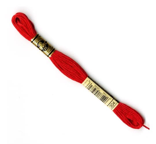 The DMC Corporation Strand Cotton Embroidery Floss, Red