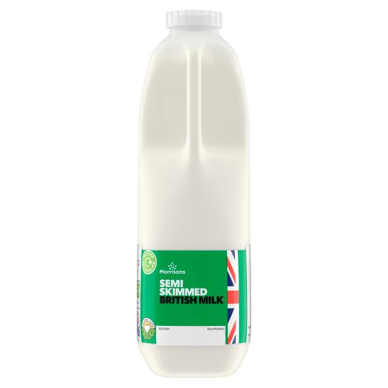 Morrisons Semi Skimmed British Milk (1.136 L)