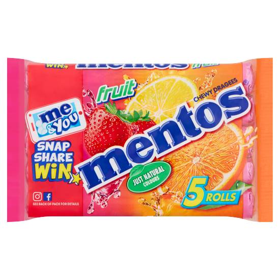 Mentos Fruit Roll 5pack