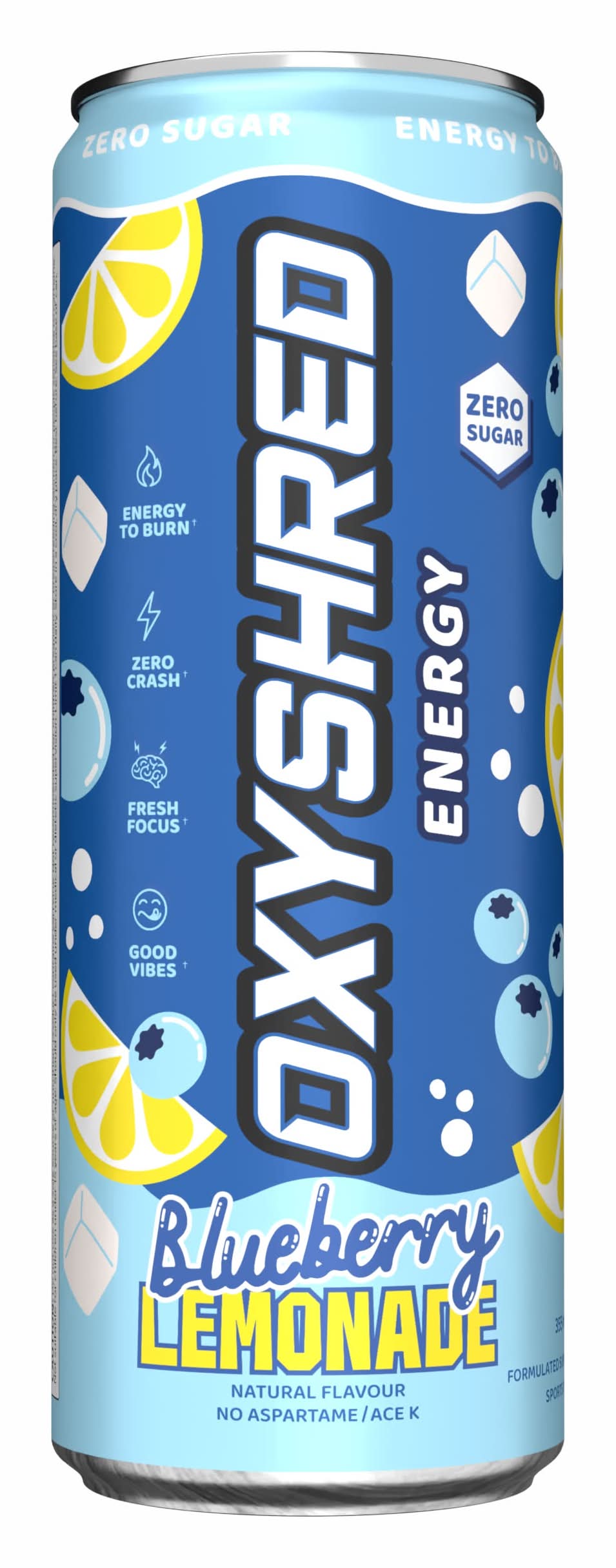 Oxyshred Energy Blueberry Lemonade 355ml