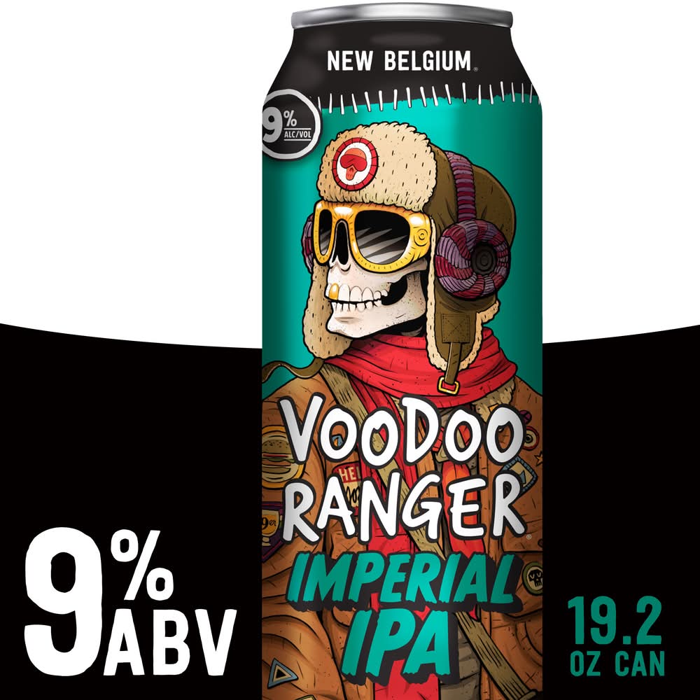 Voodoo Ranger New Belgium Imperial Ipa Beer (19.2 oz)