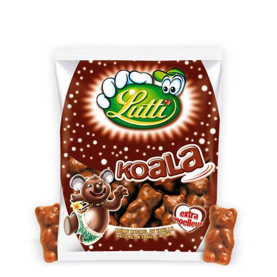 Lutti Bonbons Koala au lait - Bonbon à la guimauve 185 g