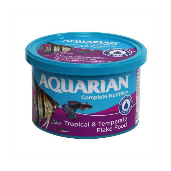 Aquarian Complete Nutrition Aquarium Tropical Fish Food Flakes (50g)