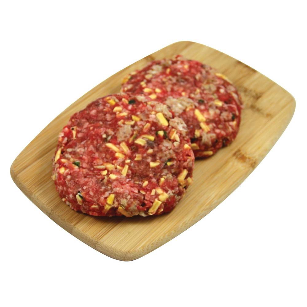 Housemade Bacon Cheddar Beef Burgers