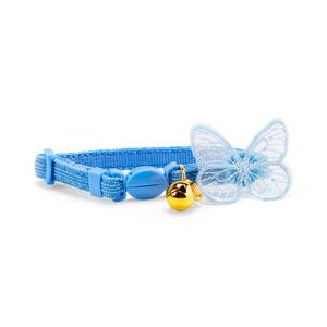 Youly collar con broche diseño mariposa azul (1 pieza)