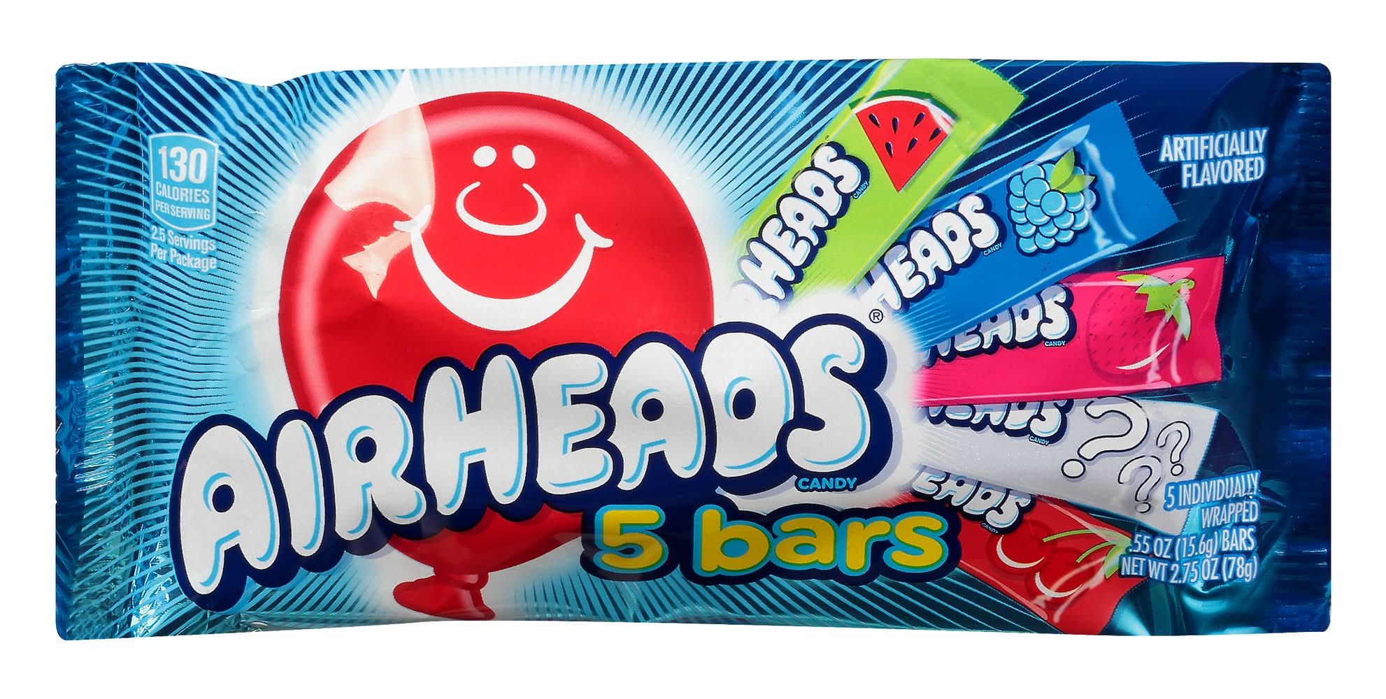 Airheads Candy Bars (5 x 0.55 oz)