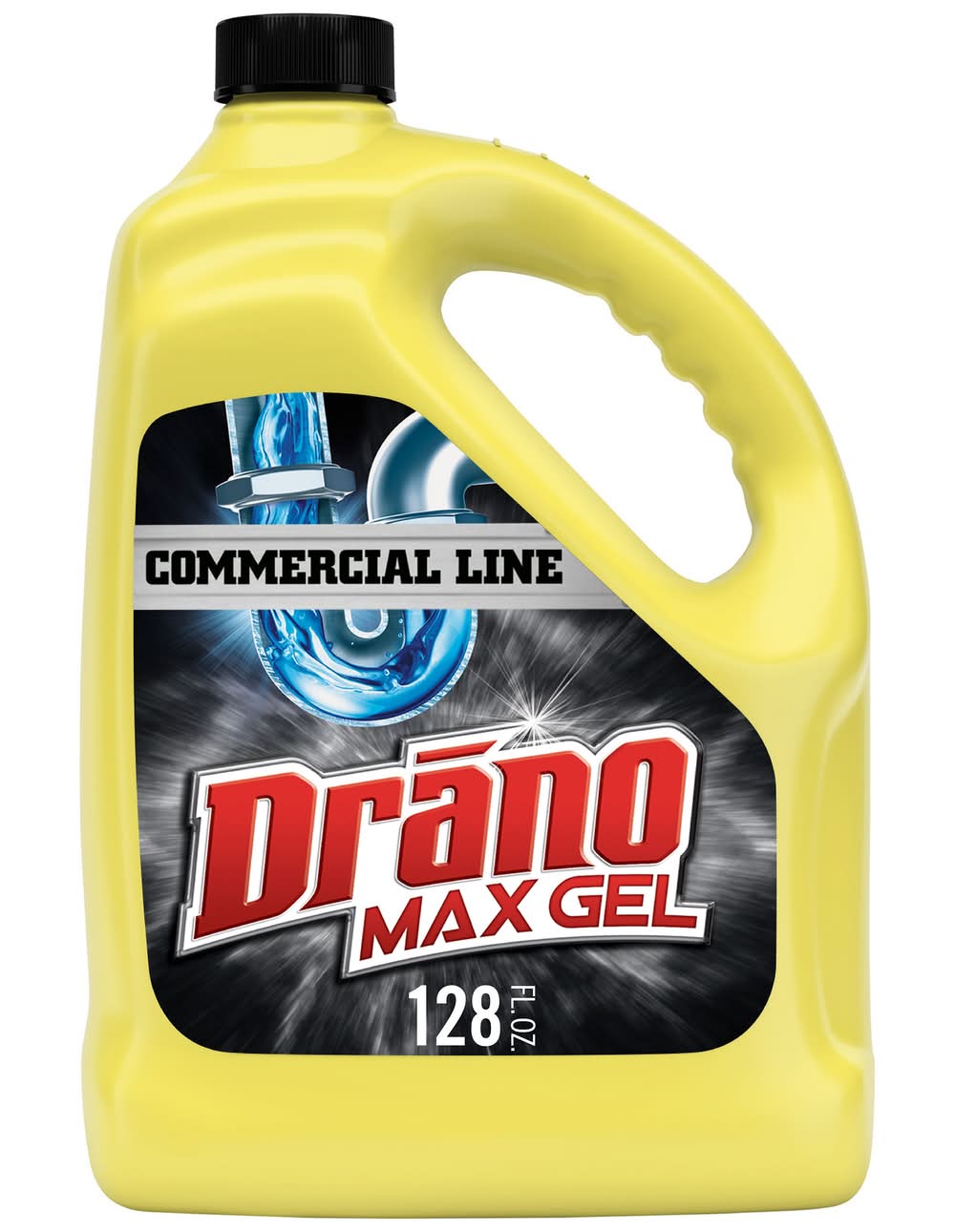 Drano Max Gel Commercial Line 128 Fluid ounce(s) Drain Cleaner Pour bottle