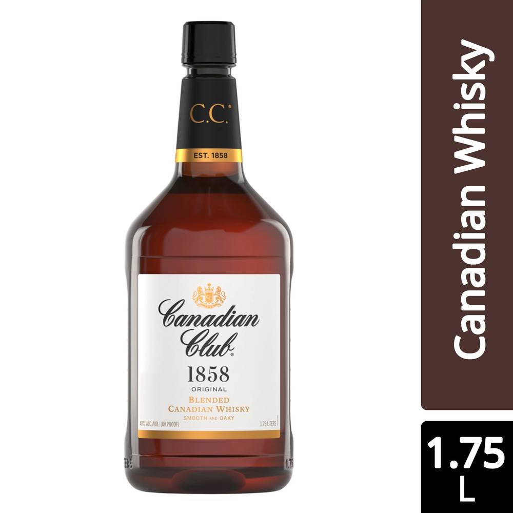 Canadian Club Blended Imported Whiskey 1858 (1.75 L)