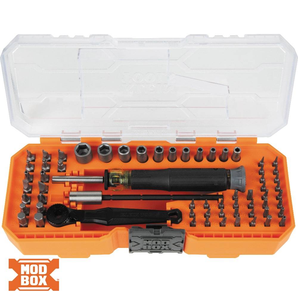 Klein Tools 64-Piece Magnetic Ratcheting Multi-bit Variety Pack Screwdriver Set | 32787