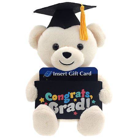 Modern Expressions Graduation Plush Bear With Gift Card Holder