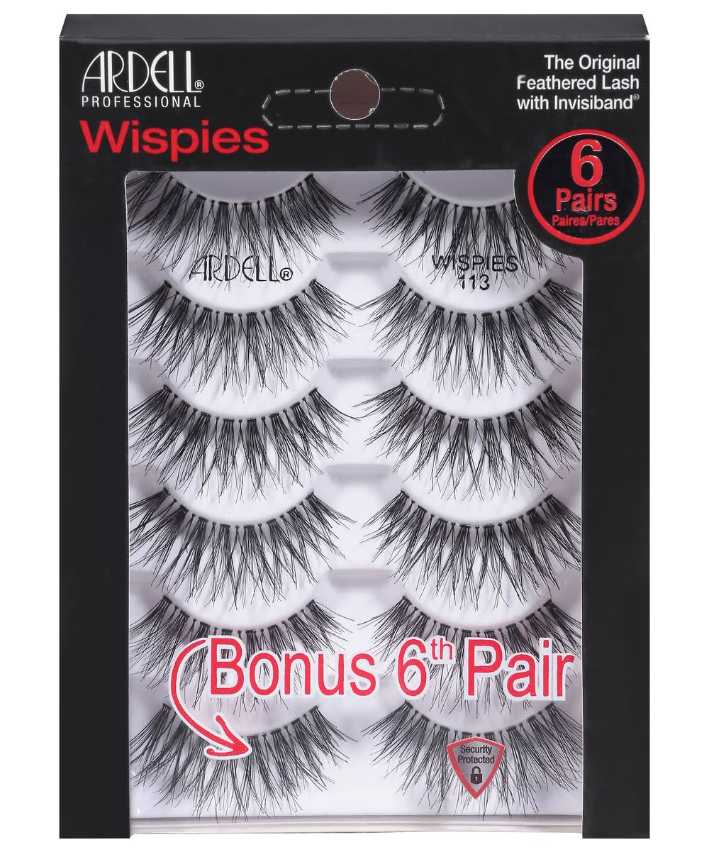 Ardell Wispies Original Feathered Lashes With Invisiband (1.1 oz, 10 ct)