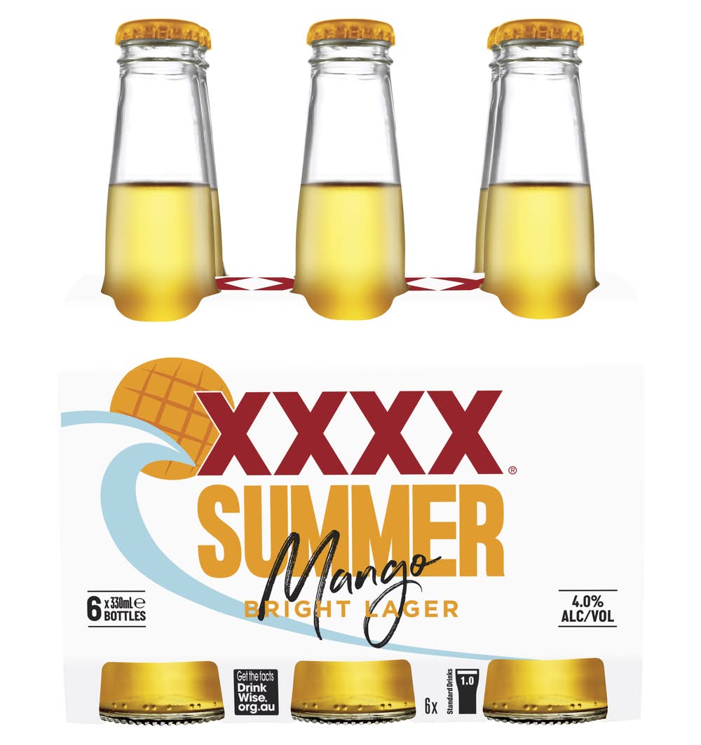 XXXX Summer Bright Lager Beer Delivery Near Me | Order Online