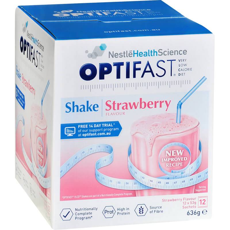 Optifast VLCD Strawberry Shake 12pk