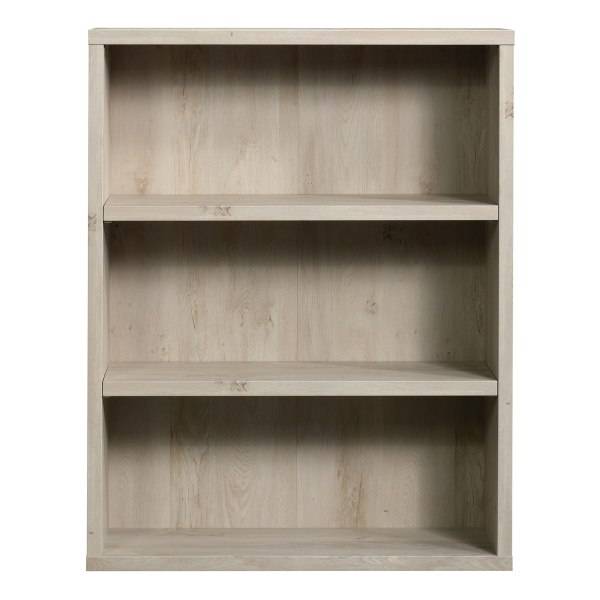 Sauder Optimum Bookcase 3 Shelves Chalked Chestnut
