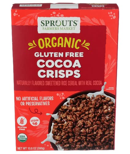 Sprouts Organic Cocoa Crisps Cereal