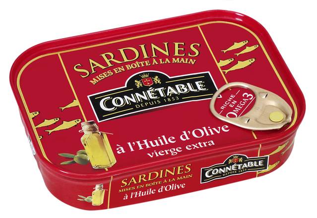 Connétable - Sardines à l'huile d'olive vierge extra