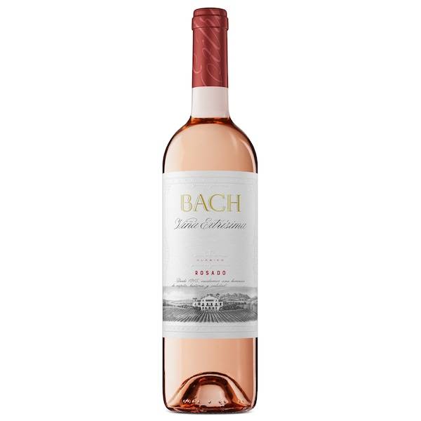 Vino rosado seco D.O. Cataluña Bach botella 75 cl