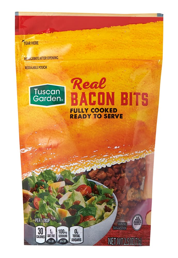 Tuscan Garden Fully-Cooked Real Bacon Bits (2.5 oz)