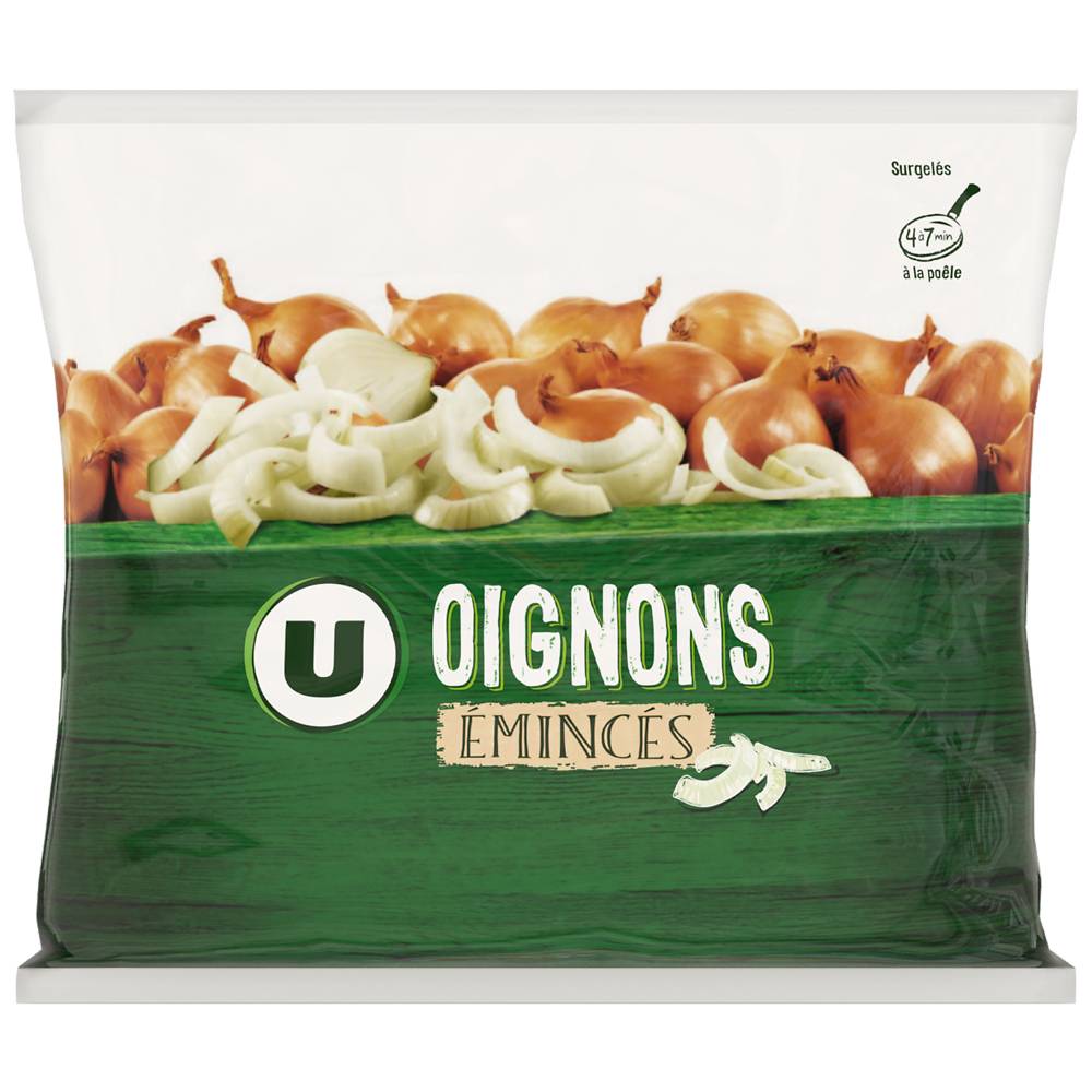 Les Produits U - Oignons émincés (1kg)