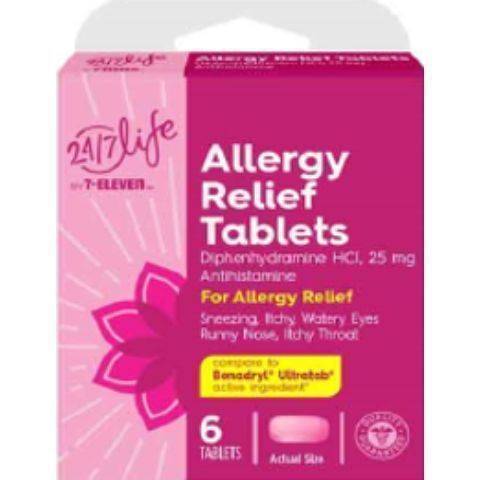 24/7 Life Allergy Relief Tablets