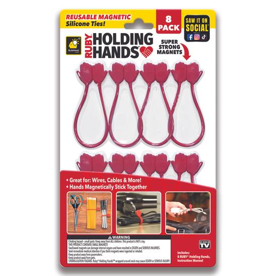 As Seen on TV by Bulbhead Ruby Holding Hands - 8 ct