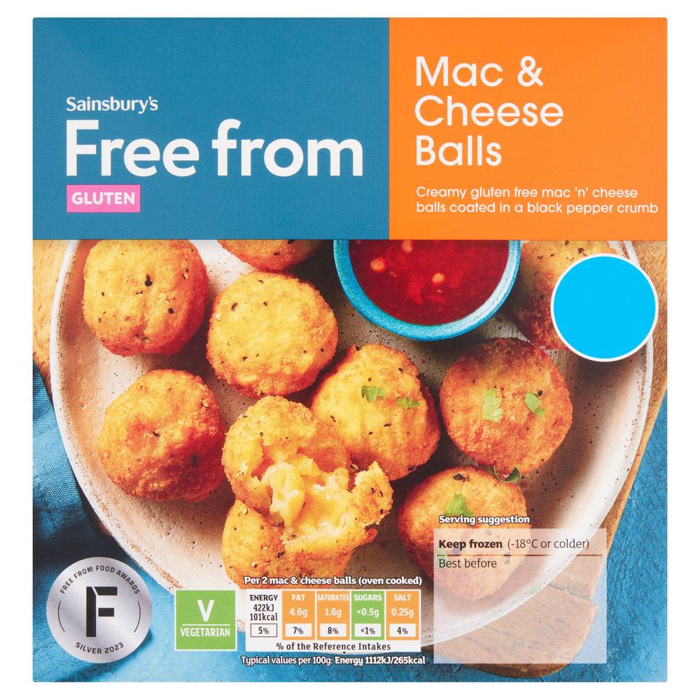 Sainsbury's Free From Mac & Cheese Balls (200g)