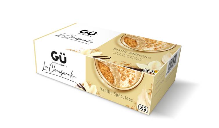 Gü Desserts - Cheesecakes yorkais au speculoos vanille (2 pièces)