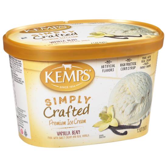 Kemps Simply Crafted Vanilla Bean Ice Cream (1.5 qts)
