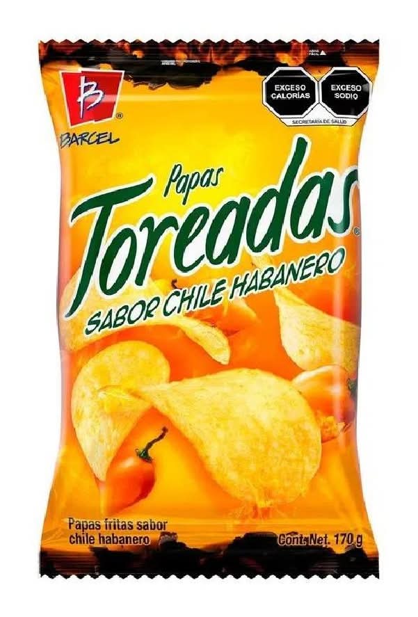 Barcel · Papas fritas toreadas, chile habanero (170 g)