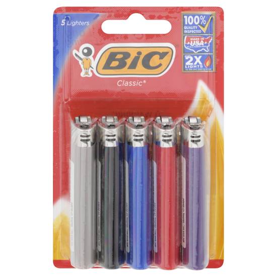 Bic Classic Lighters (5 ct)