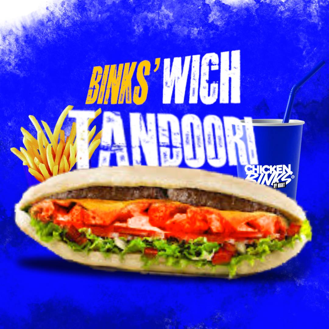 MENU BINKS'WITCH TANDOORI