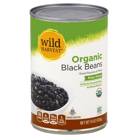 Wild Harvest Organic Black Beans (15 oz)