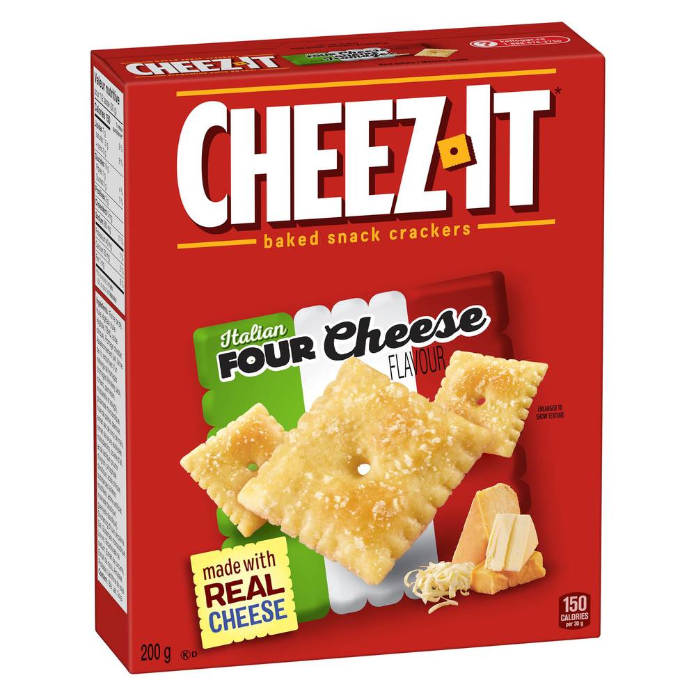 Cheez-It Baked Snack Crackers Italian Four Cheese (200 g)