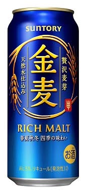 66532：サントリー 金麦 500ML缶 / Suntory Kinmugi