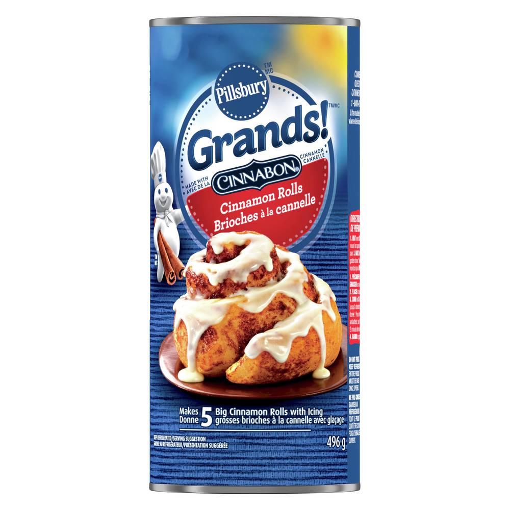 Pillsbury Grands Cinnabon Rolls (496 g, 5 ct)