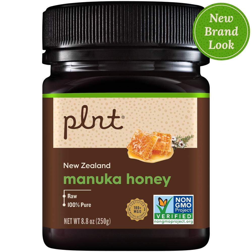 plnt Raw & 100% Pure New Zealand Manuka Honey (8.8 oz)