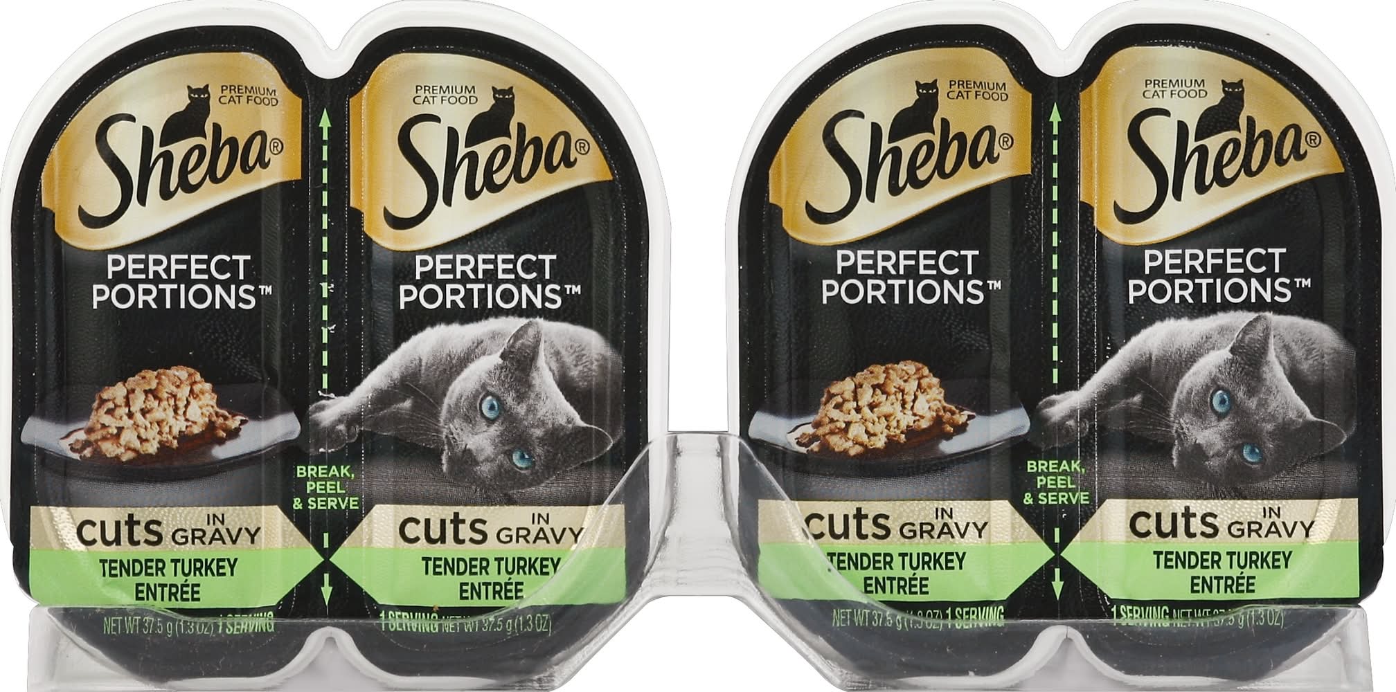 Sheba Perfect Portions Turkey Cuts in Gravy Cat Food (2.6 oz)