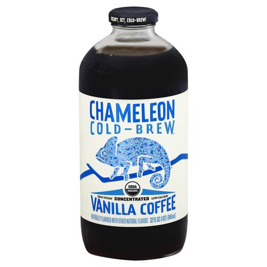 Chameleon Organic Cold-Brew Concentrate Vanilla Coffee (32 fl oz)