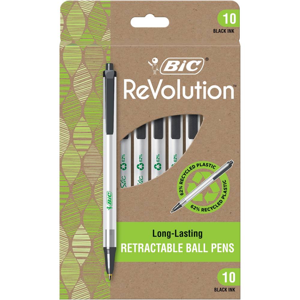 Bic Retractable Ball Pens Medium