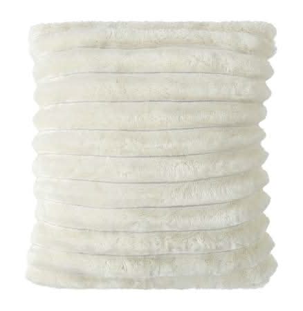 Channel Throw Pillow Ivory